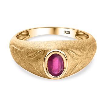 Afrikanischer Rubin-Ring- 0,66 ct.