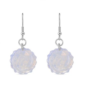 Handgeschnitzte Opalite-Ohrringe  25 ct.