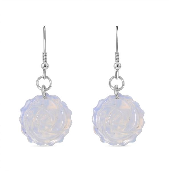 Handgeschnitzte Opalite-Ohrringe  25 ct.