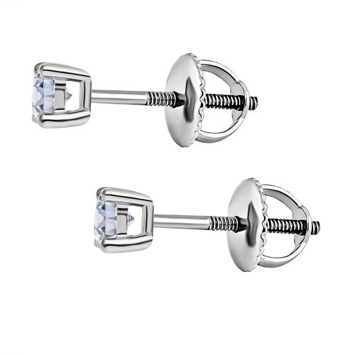 LUXURIANT DIAMOND- IGI zertifizierte SI-GH Labor Diamant Ohrringe- 0,50 ct. image number 4