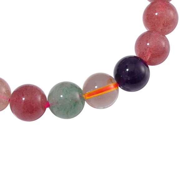 Flexibles mehrfarbiges Edelstein Armband - 160 ct. image number 4