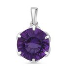 ShopLC Exklusiv: Millennial-Schliff, Afrikanischer Amethyst Anhänger 925 Silber rhodiniert ca. 6,30 ct.