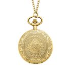 Strada - Taschenuhr, japanisches Uhrwerk, goldfarben