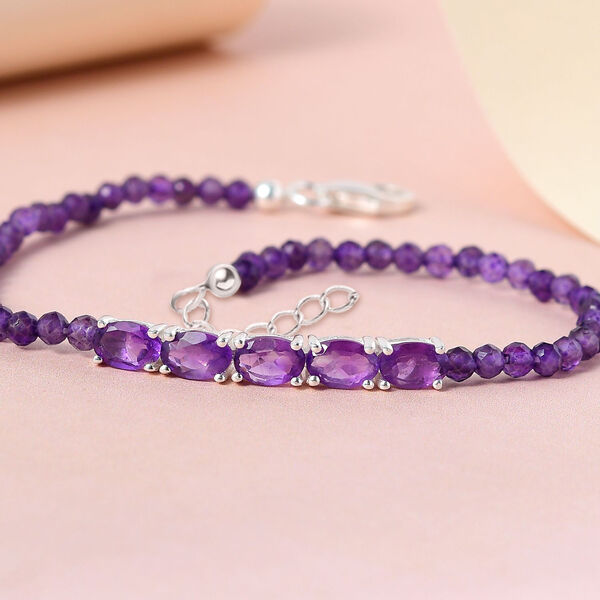 Eternity afrikanisches Amethyst-Armband image number 2