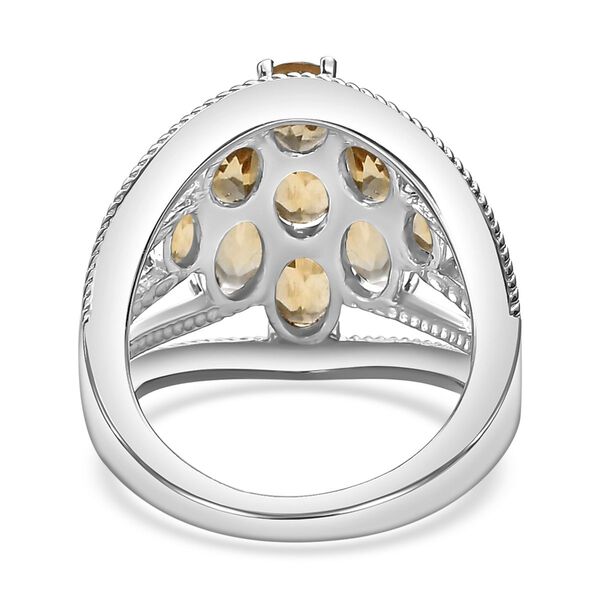 Citrin Ring, 316L Edelstahl (Gr&ouml;&szlig;e 16.00) ca. 3.43 ct image number 5