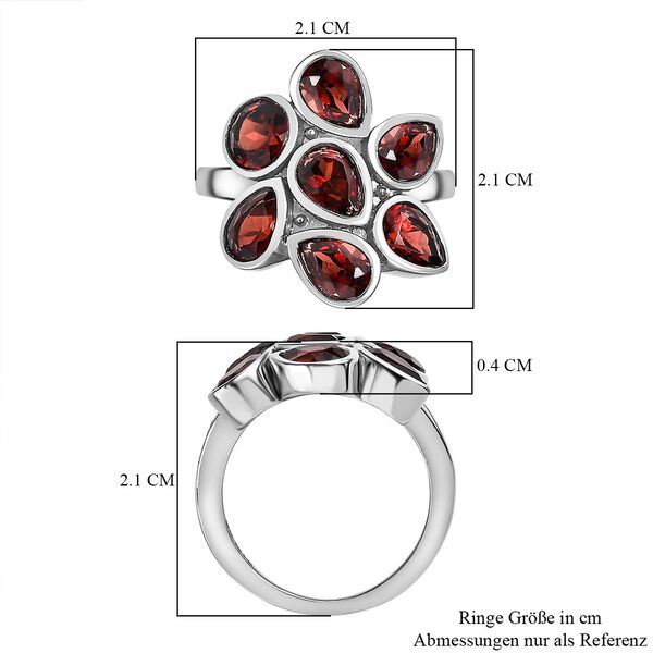 Roter Granat-Ring - 3,85 ct. image number 7