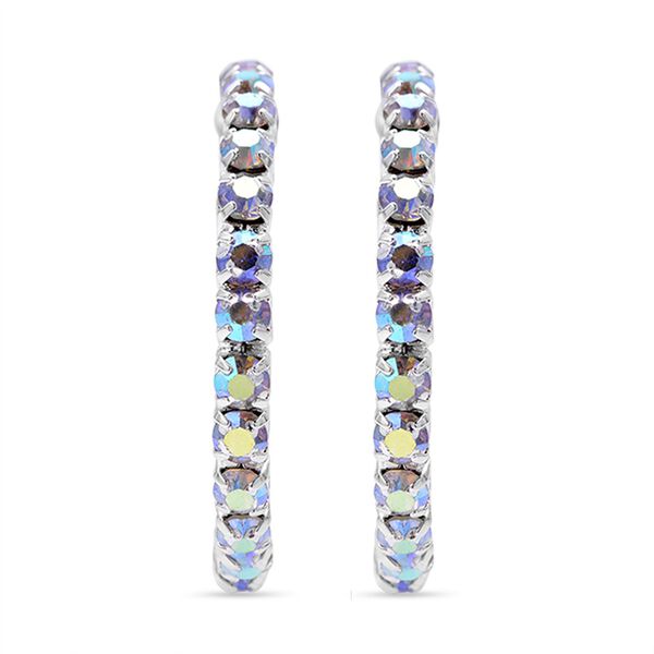 AB Kristall-Ohrringe mit Armband, reines Messing image number 6