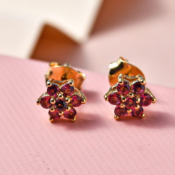 AA Rubellit Ohrringe - 0,52 ct. image number 2