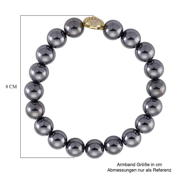 Terahertz, Schwarzer Spinell Panther Armband,. Flexibles, Nickelfreies Messing image number 6
