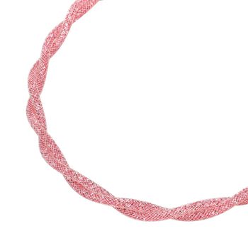 Rosa Kristall Schmuckset Reines Messing