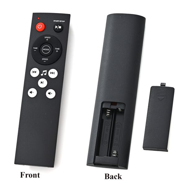 LIVMORE Vibrationsplatte Trainingsger&auml;t mit Fernbedienung, LED Display, Wei&szlig; image number 6