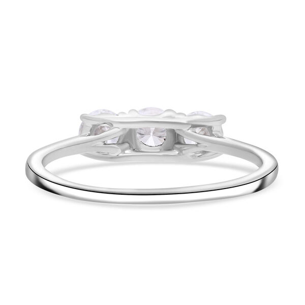 LUXURIANT SGL zertifizierter VS-EF Labor Diamant Ring in 585 Wei&szlig;gold - 1 ct. image number 6