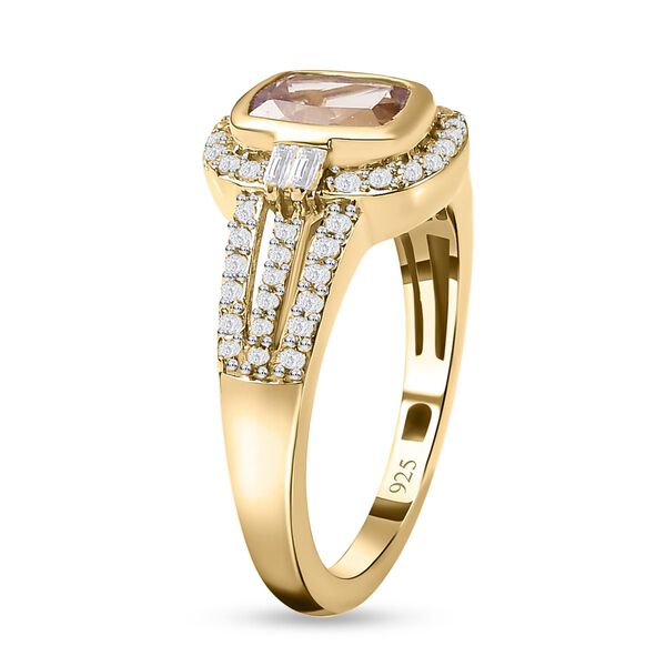 AAA Turkizit und Zirkon Ring - 1,81 ct. image number 5