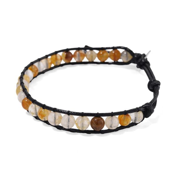 Flexibles mehrfarbiges Hämatoid-Quarz Armband - 35 ct. image number 3