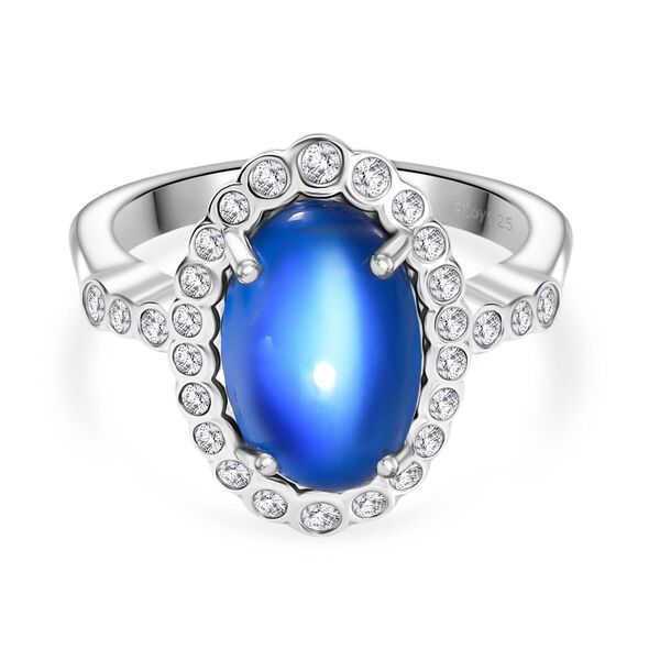 D'Joy Aurora Mondstein und Zirkon Ring - 4 ct.
