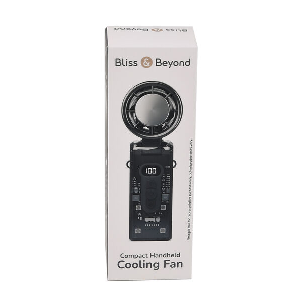 1800mAh Handhold foldable mini fan with lights image number 7