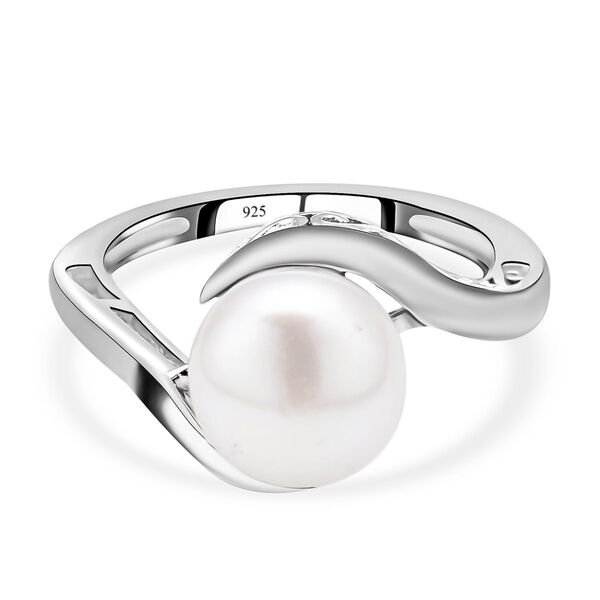 S&uuml;&szlig;wasserperlen-Ring, , 925 Silber rhodiniert