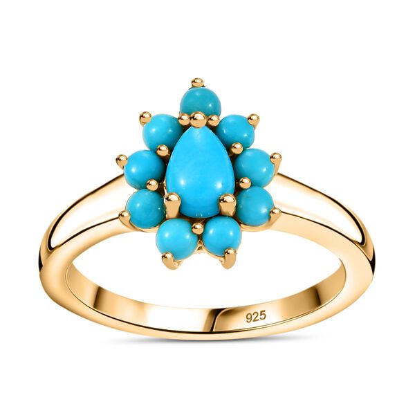 AA Amerikanisches, natürliches Sleeping Beauty Türkis-Schmuckset - 1,42 ct. image number 4