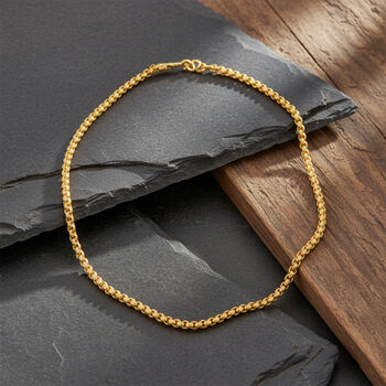 965 Gelbgold Erbskette ca. 50 cm ca. 7,60g