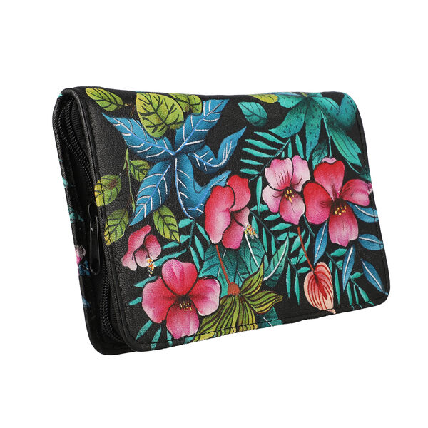 Sukriti handbemalter Schmuck Organizer, Leoparden-Muster, Größe 21,5x12,5x3 cm image number 3