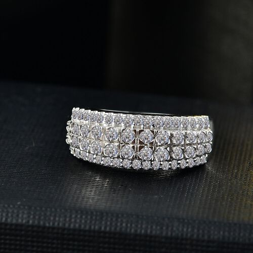 LUXURIANT DIAMOND- SGL zertifizierter SI-GH Labor Diamant Ring - 1 ct. image number 2