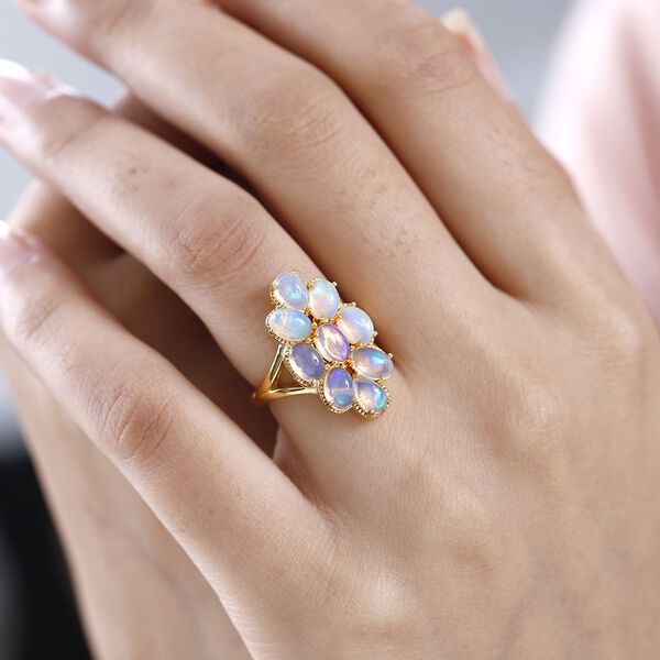 Nat&uuml;rlicher, &auml;thiopischer Welo Opal-Ring - 2,75 ct. image number 2