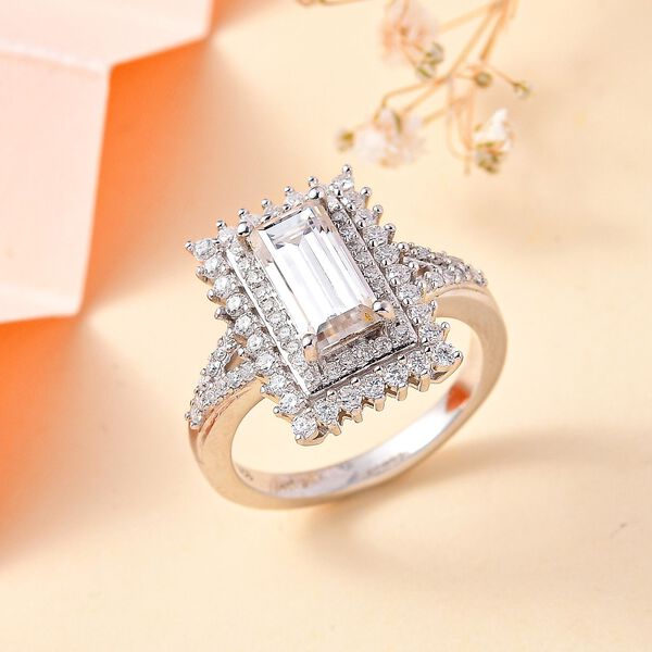 Moissanit Ring - 2,98 ct. image number 9