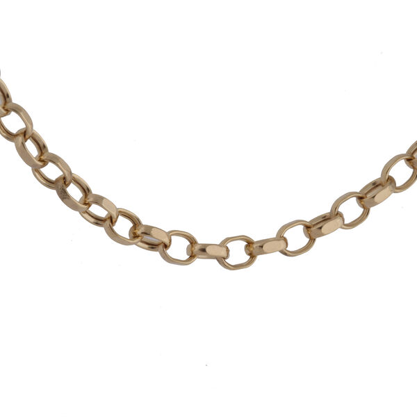 Ovale Erbskette, ca. 50 cm, 375 Gelbgold ca. 3,21g image number 2