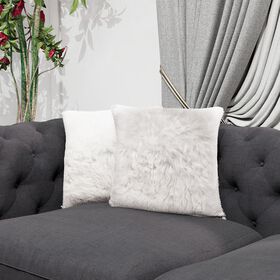 Luxury Edition 2er Set Kissenbezüge, weiß