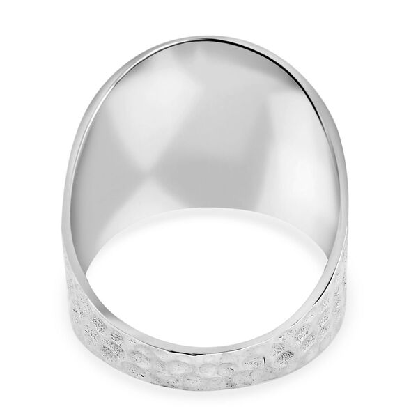 Royal Bali Kollektion- Gehämmerter Ring in 925 Silber image number 4