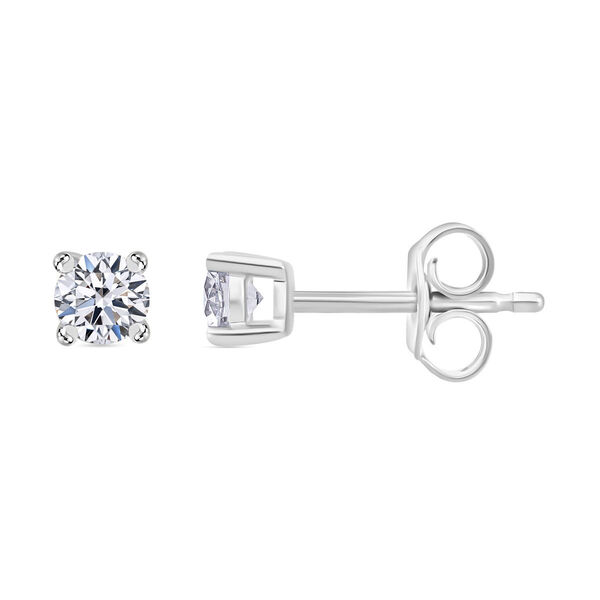 LUXURIANT DIAMOND- Labor Diamant Ring und Ohrringe, 925 Silber rhodiniert image number 8