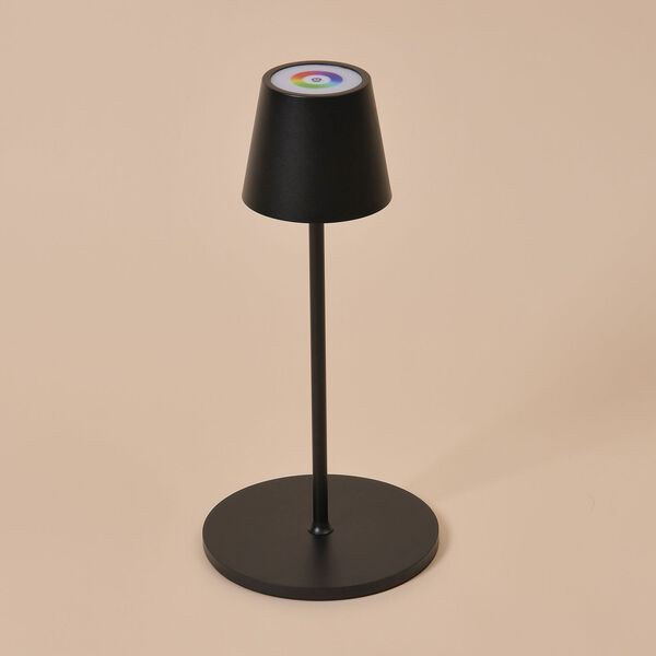 Kabellose Stehlampe mit Touch-Steuerung, Schwarz, 18x118 cm image number 11