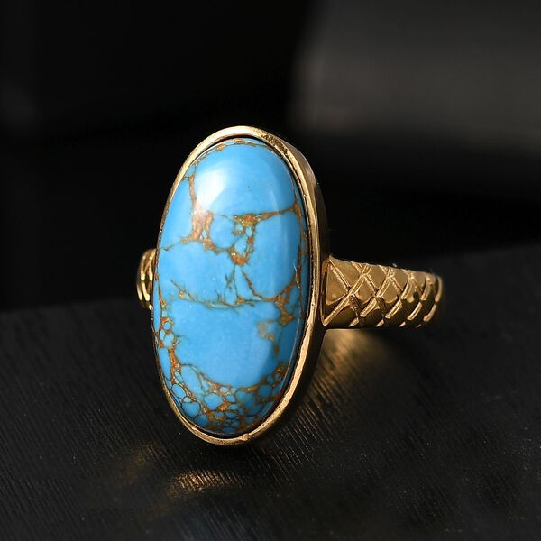 EverTrue blauer Türkis Ring - 8,70 ct. image number 1