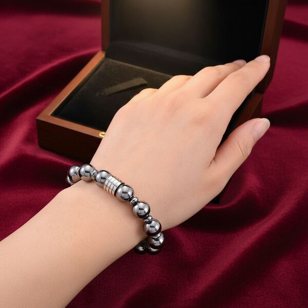 Terahertz Armband ca. 19 cm Reiner Edelstahl ca. 130,00 ct. image number 3