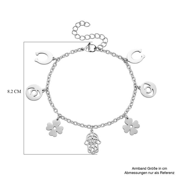 316L Edelstahl Armband ca. 19 cm ca. 10,00g image number 6