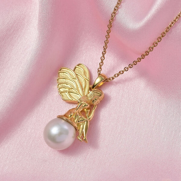 EVER TRUE S&uuml;&szlig;wasser Perle (11-12 mm) Schmuckset ca. 50 cm image number 1