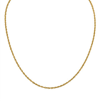 Italienische Diamantschliff Singapurkette, 925 Silber vergoldet, ca. 45 cm