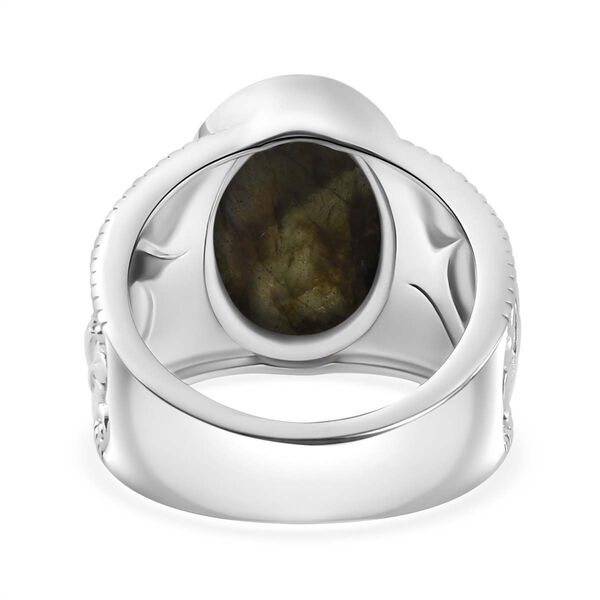AAA Labradorit Ring - 6,74 ct. image number 4