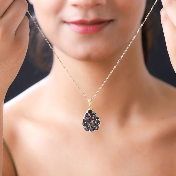 Nordlicht Mystik Topas Anh&auml;nger, ca. 5,61 ct image number 2