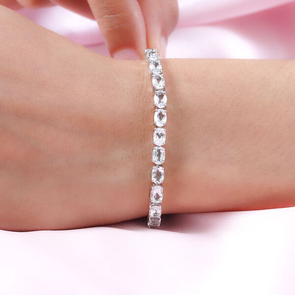 Golconda Diamant-Topas Armband, ca. 20 cm, 925 Silber platiniert ca. 17,46 ct image number 3