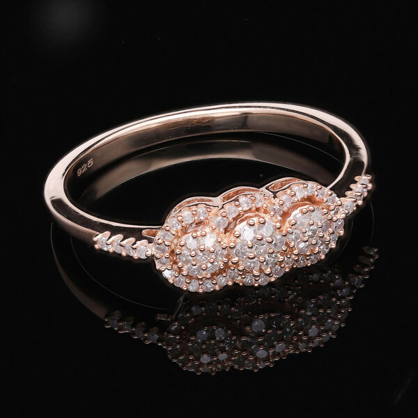 Natürlicher, rosa Diamant-Ring - 0,33 ct. image number 2