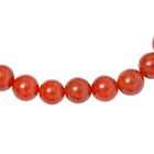2er Set - Rote Jade Armband und Ohrringe Schmuckset, 925 Silber rhodiniert ca. 129.00 ct image number 2