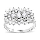 Weißer Diamant Ring, I1 G-H SGL zertifiziert (Top Wesselton) Ring, (Erste 5 Stück: 3-5 Tage Lieferzeit. Folgende: 10-15 Tage), 585 Weißgold (Größe 19.00) ca. 2.00 ct