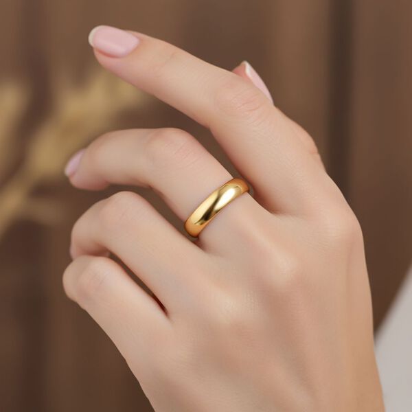 Bandring in 375 Gold, 1,41 Gramm image number 2