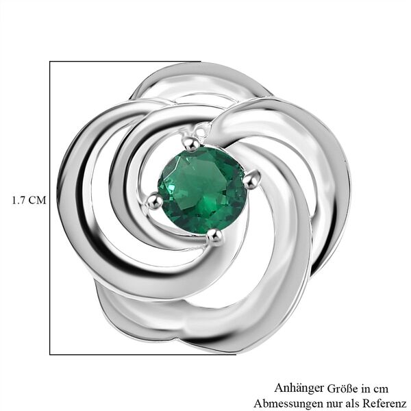Russischer Diopsid Zirkonia Anhänger - 0,43 ct. image number 6