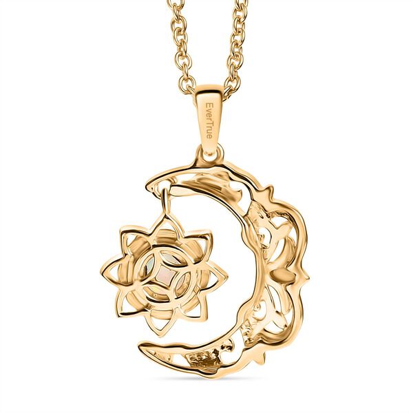 EverTrue Opal Anh&auml;nger mit 50cm Kette in Goldton - 0,41 ct. image number 5