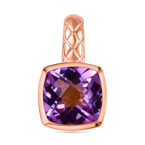 AA Rose De France Amethyst Anhänger - 6,98 ct. image number 0