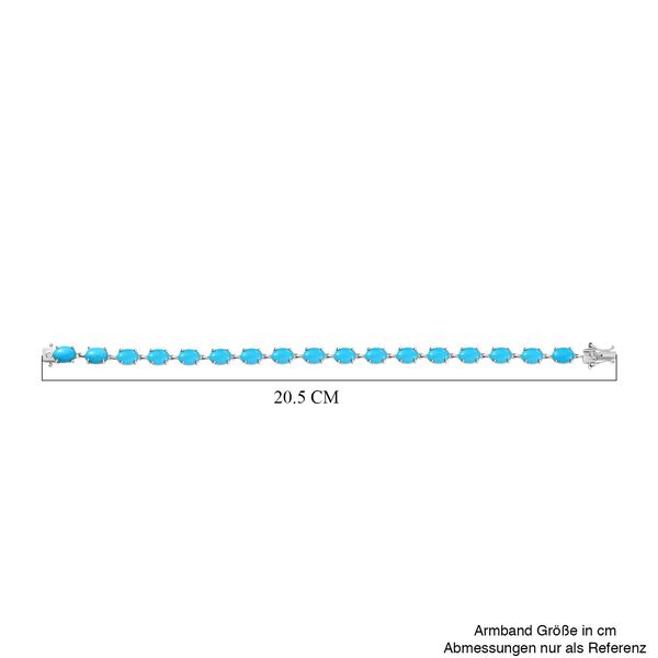 Sleeping Beauty T&uuml;rkis und Labor Diamant Armband image number 5