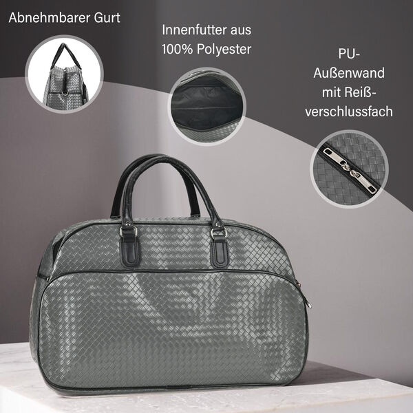 Kleine Reisetasche, Grau image number 4