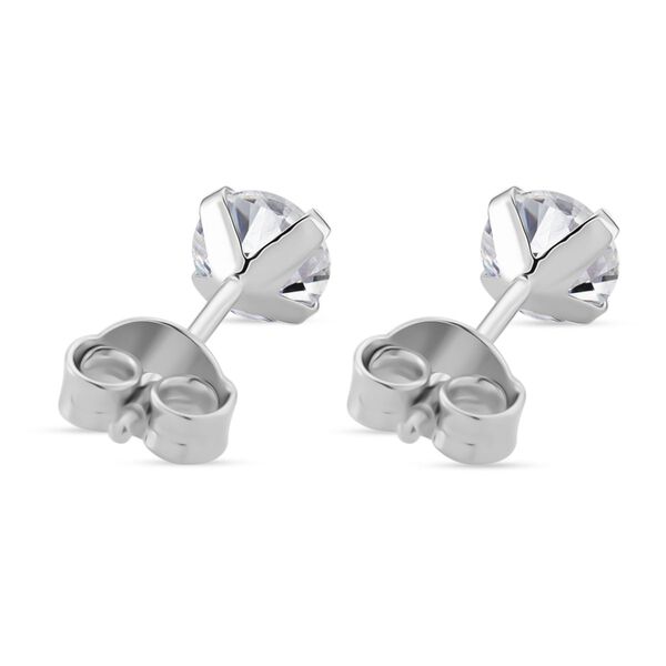 D'Joy Moissanit Ohrringe, 925 Silber rhodiniert - 0,88 ct. image number 4